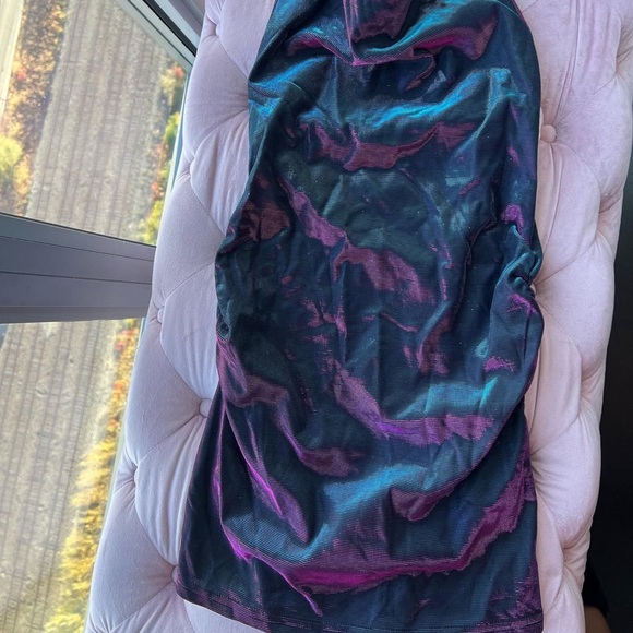 Multicolor Shimmer Dress - Picture 2 of 2